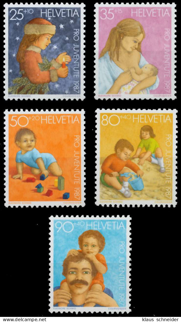 SCHWEIZ PRO JUVENTUTE Nr 1359-1363 Postfrisch X64C586 - Neufs