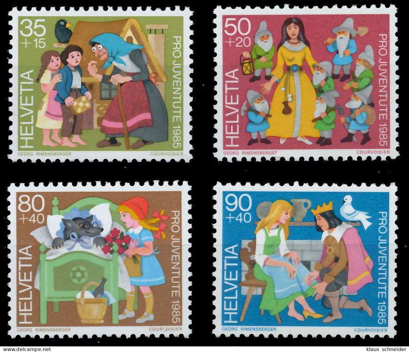 SCHWEIZ PRO JUVENTUTE Nr 1304-1307 Postfrisch X64C58E - Unused Stamps