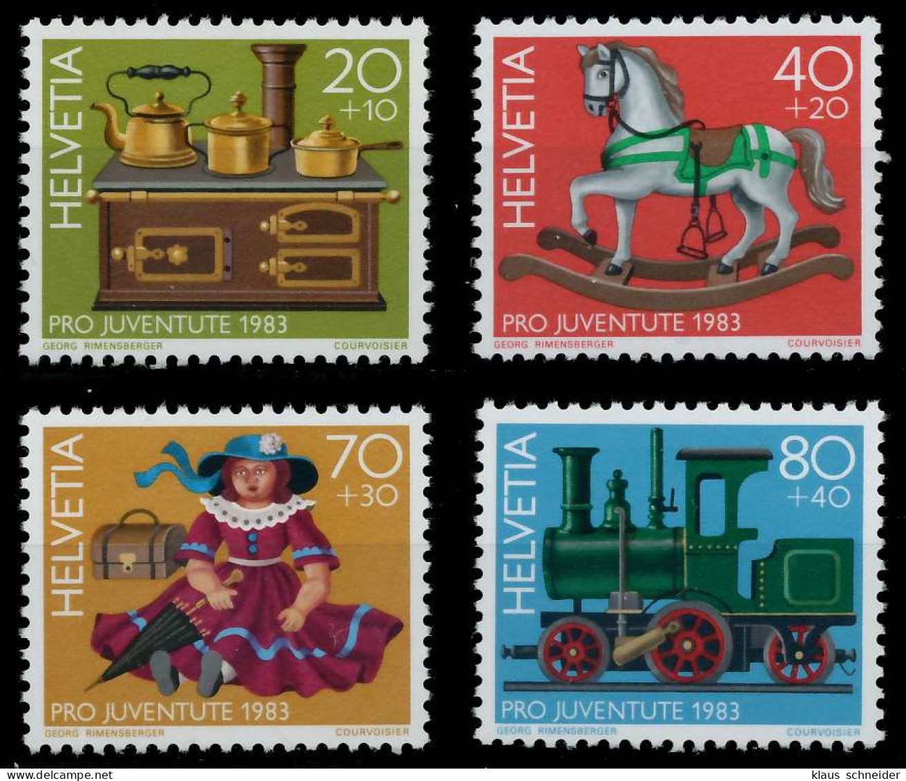SCHWEIZ PRO JUVENTUTE Nr 1260-1263 Postfrisch X657442 - Unused Stamps