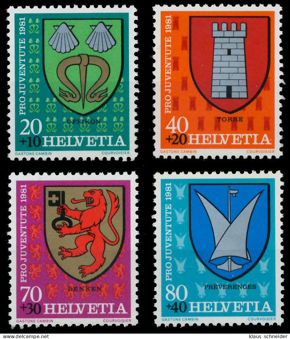 SCHWEIZ PRO JUVENTUTE Nr 1210-1213 Postfrisch X65744A - Neufs