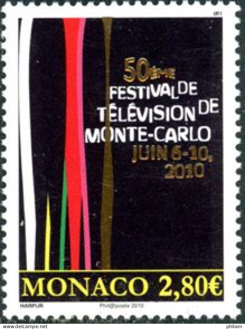 MONACO 2010 - Festival De Télévision De Monte Carlo - 1 V. - Neufs