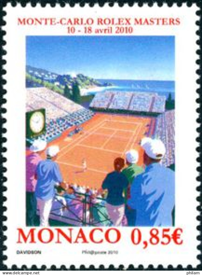 MONACO 2010 - Tournoi De Tennis Rolex Masters - 1 V. - Unused Stamps