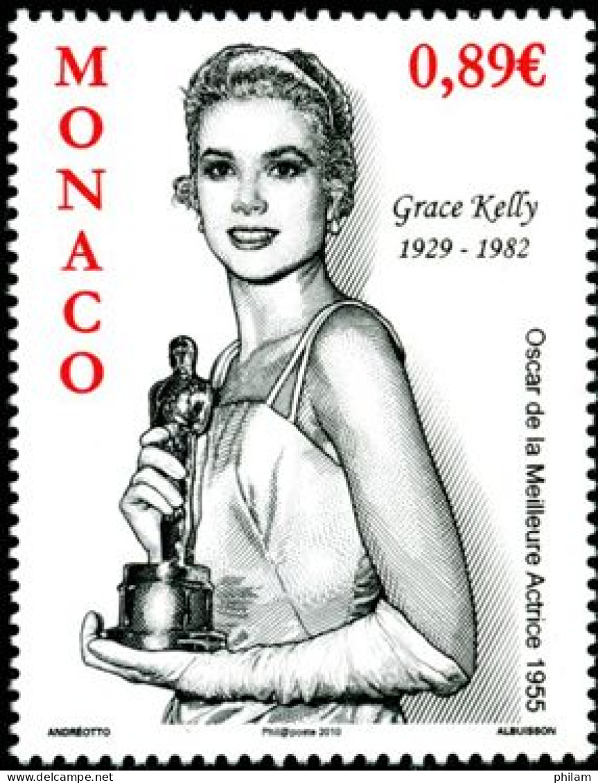 MONACO 2009 - Grace Kelly - Oscar 1 V. - Neufs