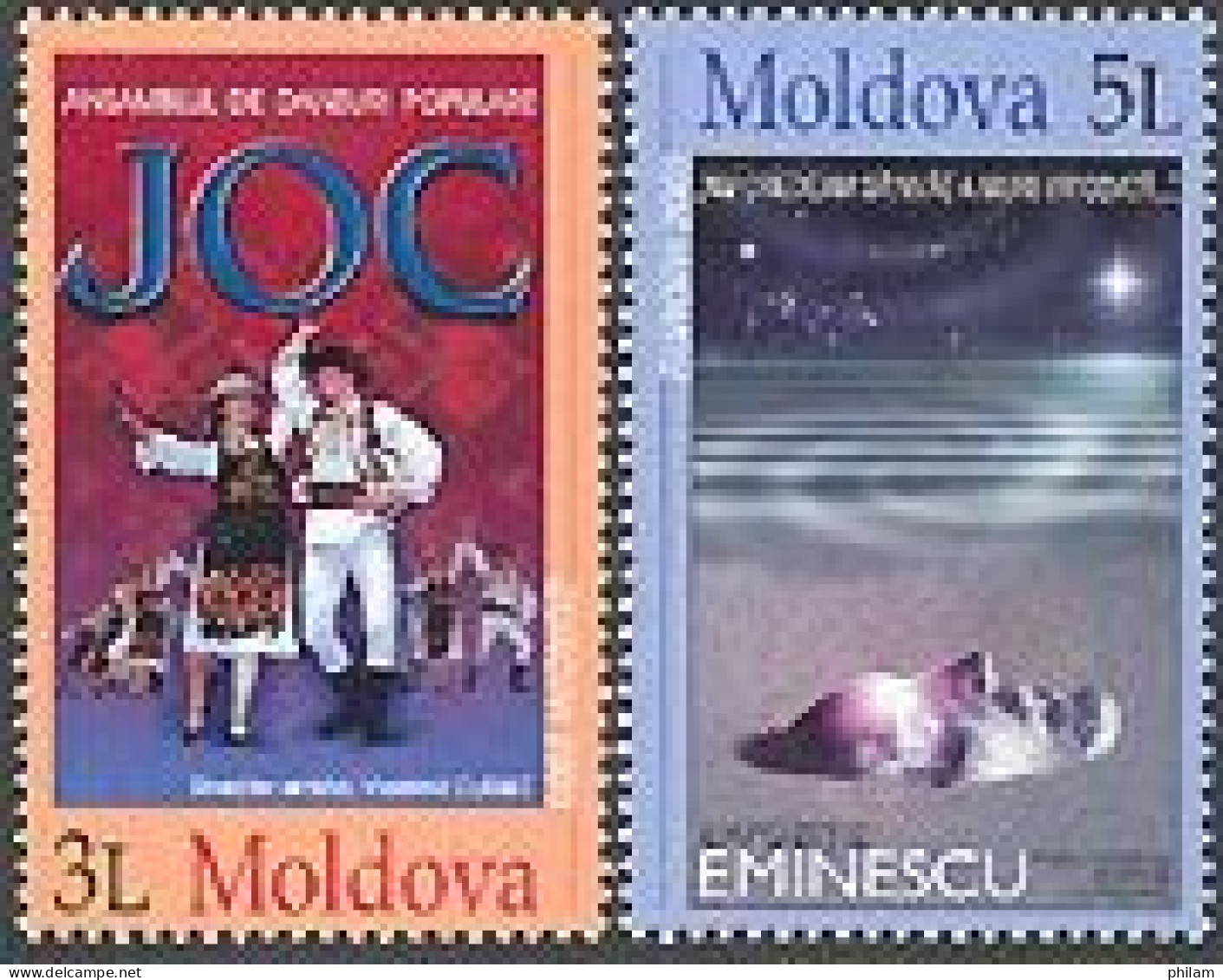 MOLDAVIE 2003 - Europa - Les Affiches - 2 V. - 2003