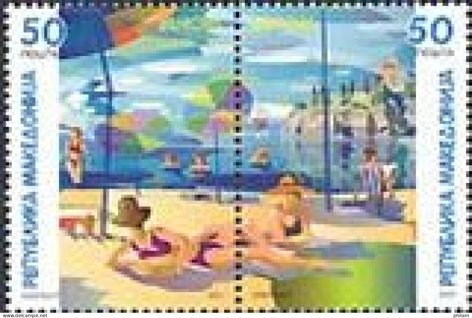 MACEDOINE 2004 - Europa - 4 Timbres Se Tenant - Nordmazedonien