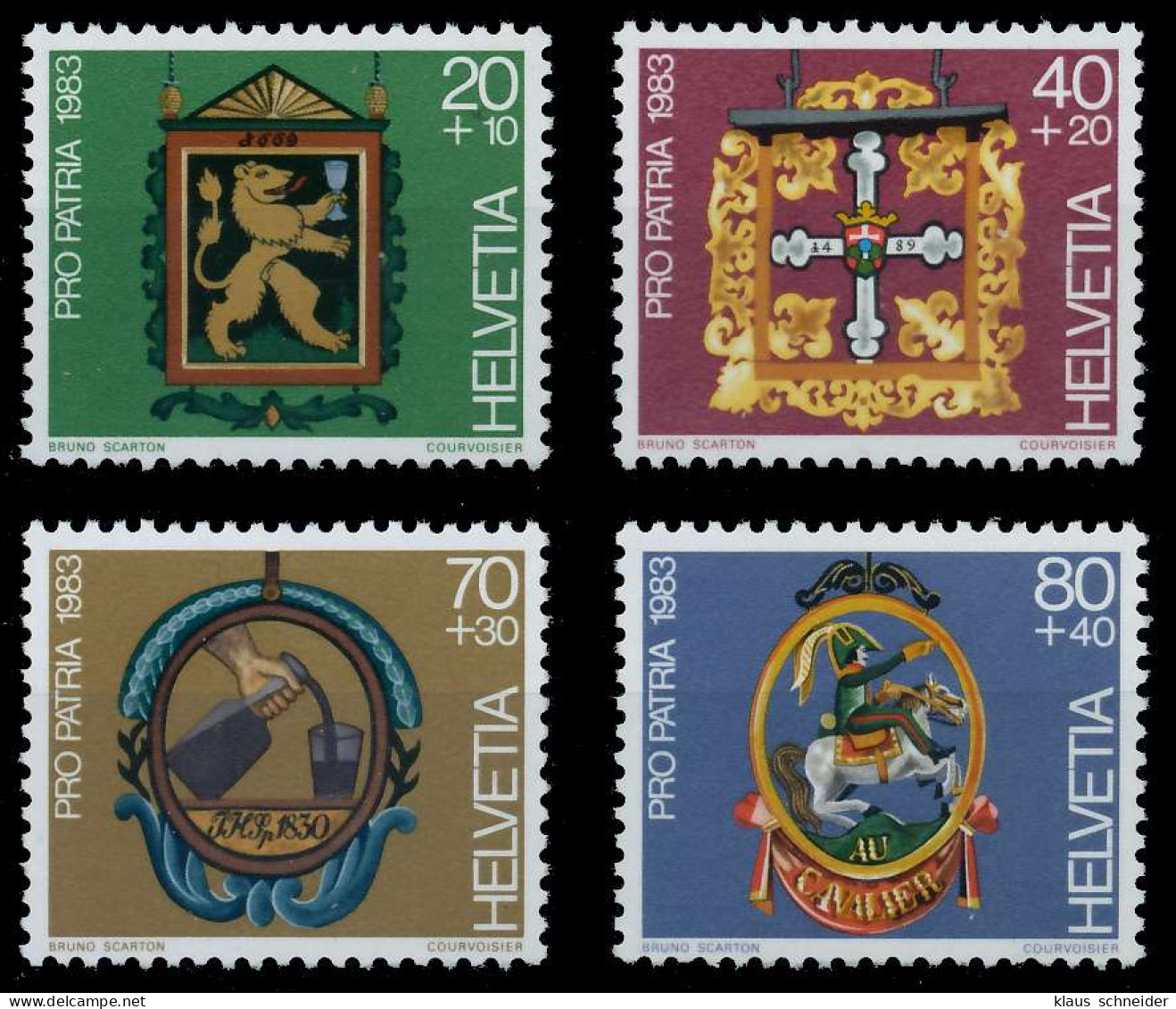 SCHWEIZ PRO PATRIA Nr 1251-1254 Postfrisch X65770E - Unused Stamps