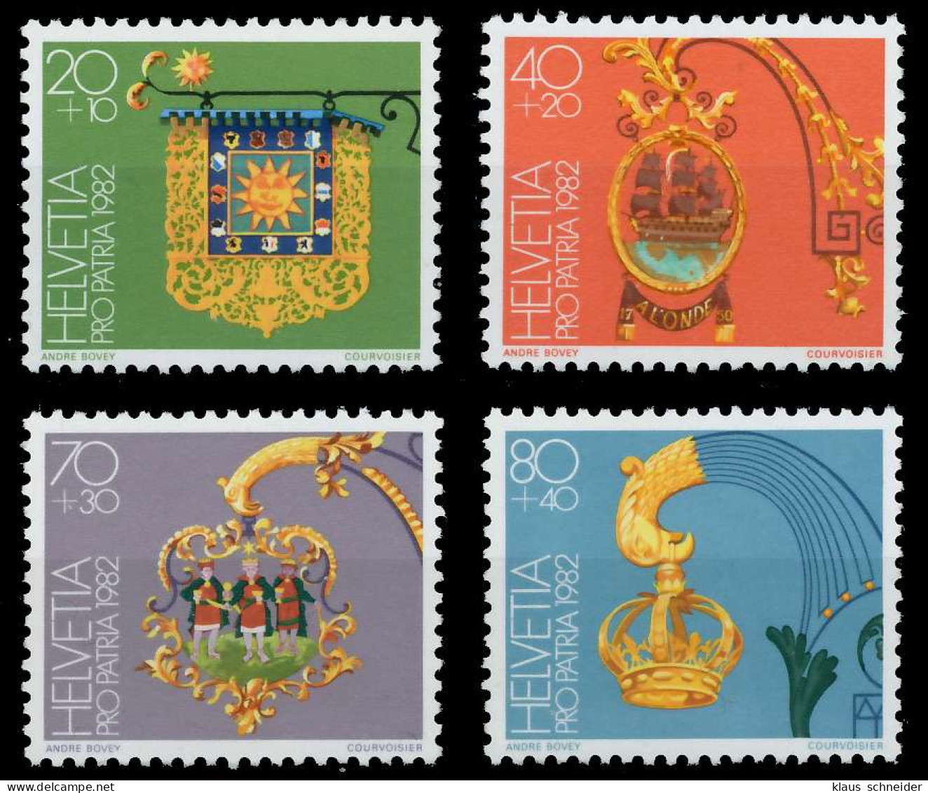 SCHWEIZ PRO PATRIA Nr 1223-1226 Postfrisch X657716 - Ungebraucht