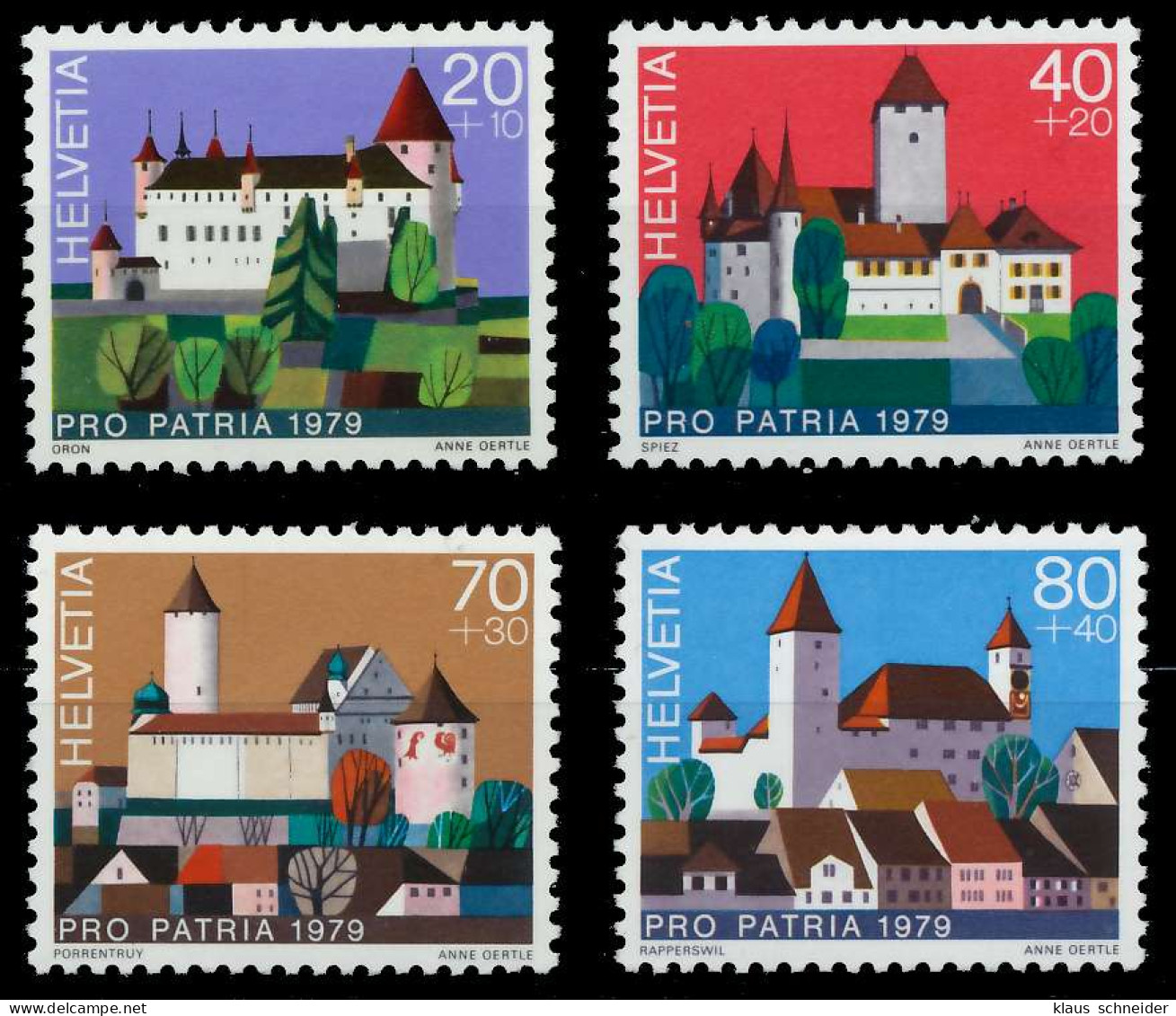 SCHWEIZ PRO PATRIA Nr 1156-1159 Postfrisch X657722 - Unused Stamps