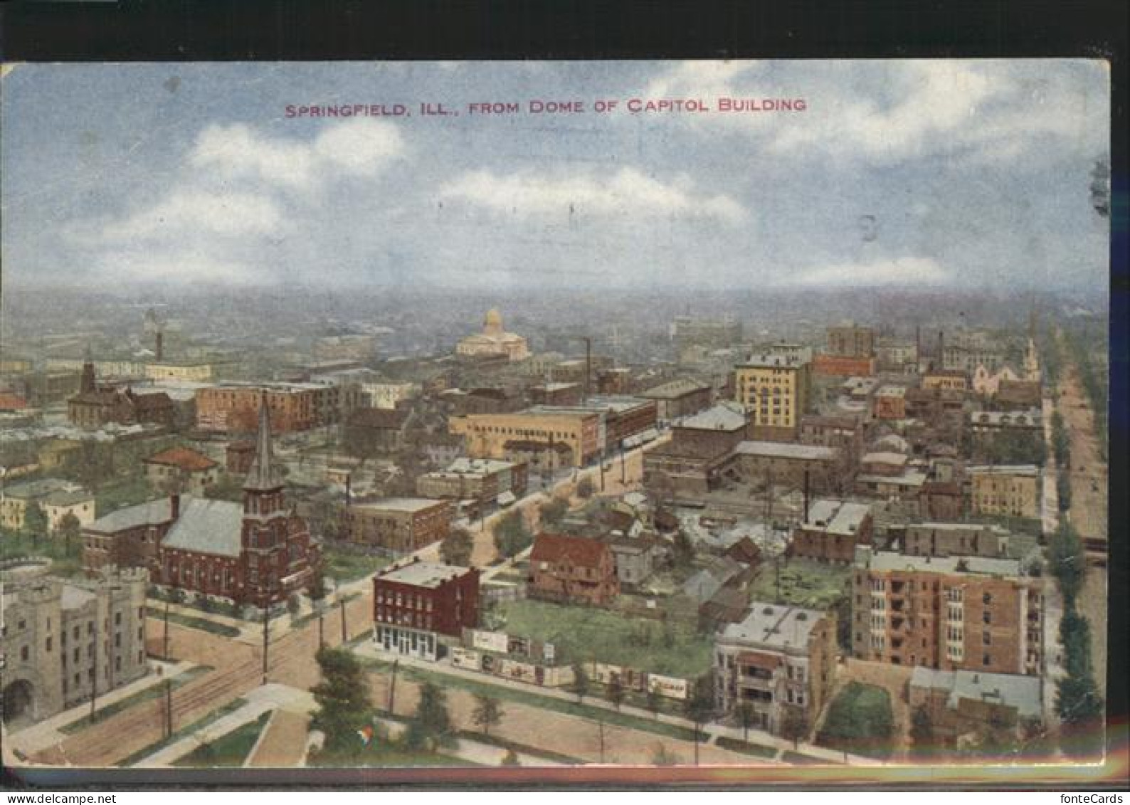 11321382 Springfield_Illinois From Dome Of Capitol Building - Autres & Non Classés