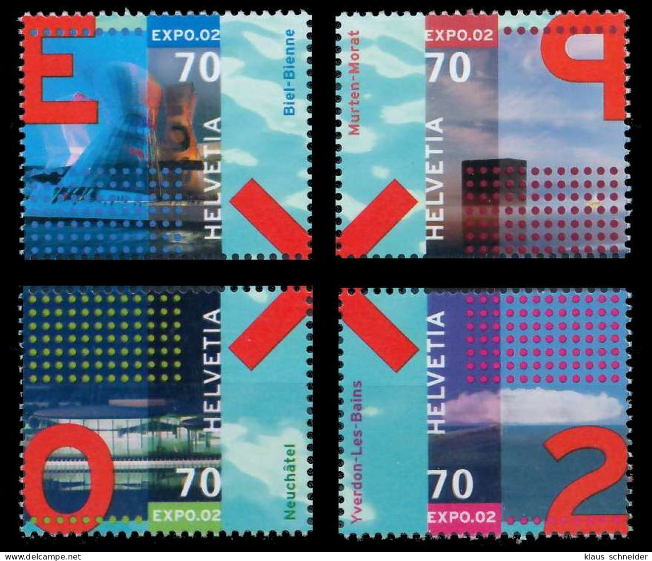 SCHWEIZ 2002 Nr 1785-1788 Postfrisch S2B8FDE - Unused Stamps