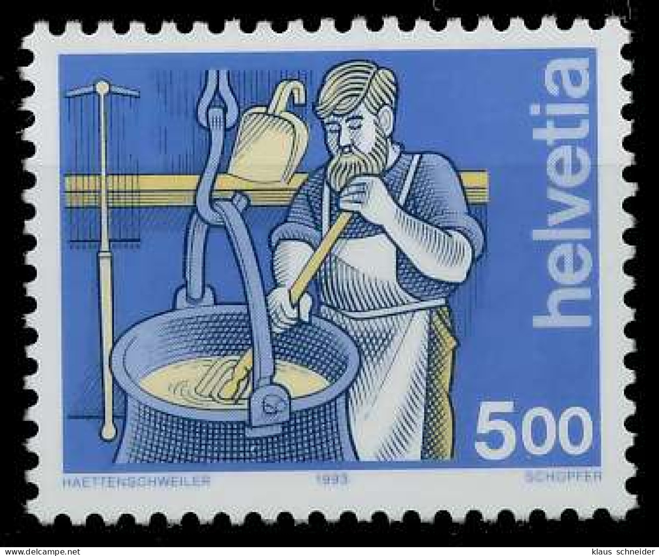 SCHWEIZ 1993 Nr 1510x Postfrisch S2D3FB2 - Unused Stamps