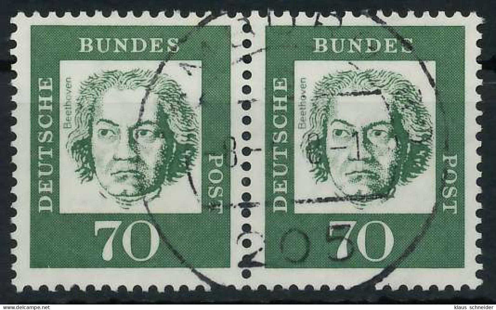 BRD BUND DS BED. DEUTSCHE Nr 358ya Zentrisch Gestempelt WAAG X6A3316 - Used Stamps