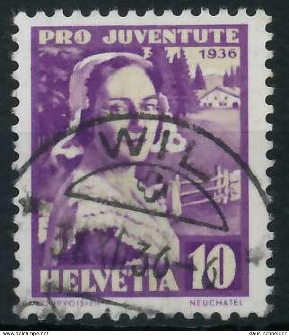 SCHWEIZ PRO JUVENTUTE Nr 307 Gestempelt X6A36C2 - Used Stamps