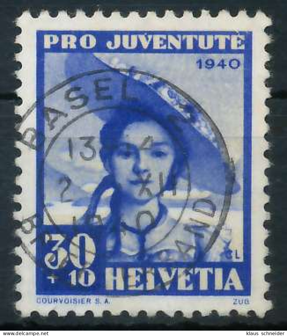 SCHWEIZ PRO JUVENTUTE Nr 376 Zentrisch Gestempelt X6A3726 - Used Stamps
