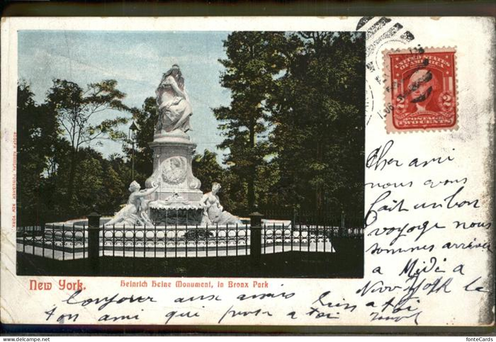 11321193 New_York_City Heinrich Heine Monument Bronx Park - Andere & Zonder Classificatie