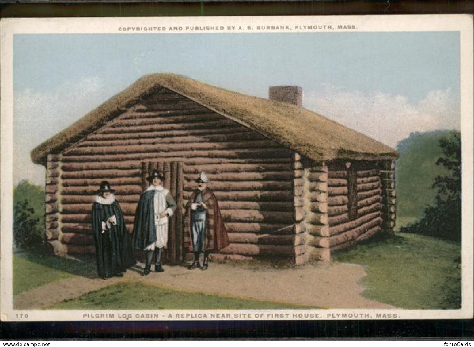 11321183 Plymouth_Massachusetts Pilgrim Log Cabin - Autres & Non Classés