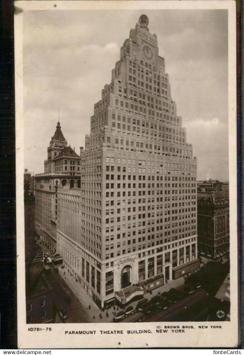11321165 New_York_City Paramount Theatre Building - Andere & Zonder Classificatie