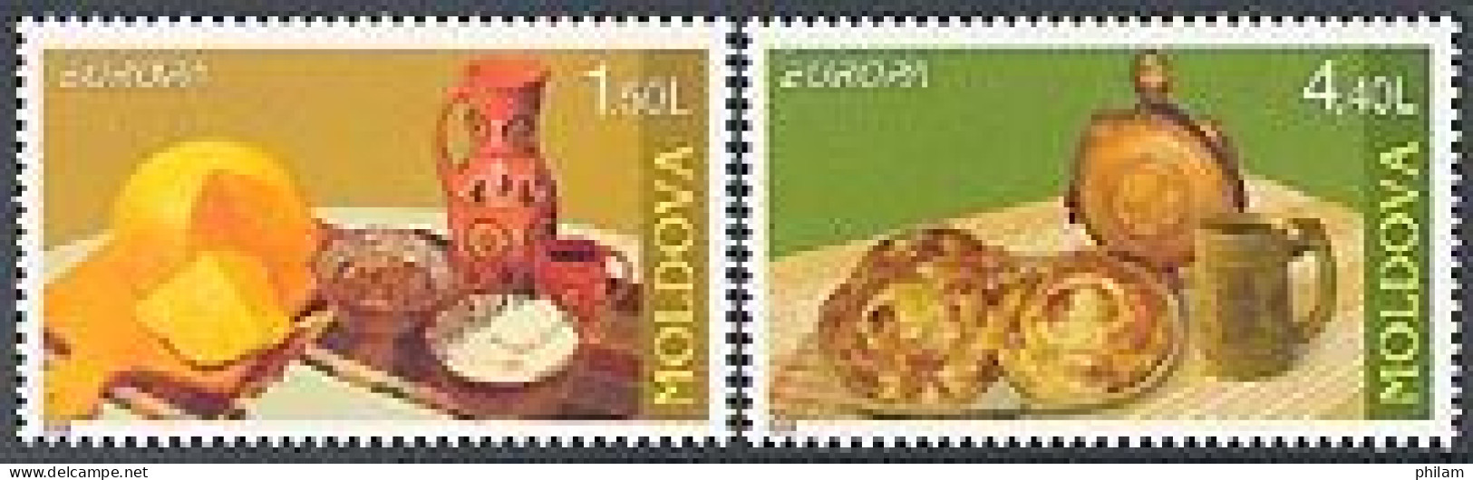 MOLDAVIE 2005 - Europa - La Gastronomie - 2 V. - 2005