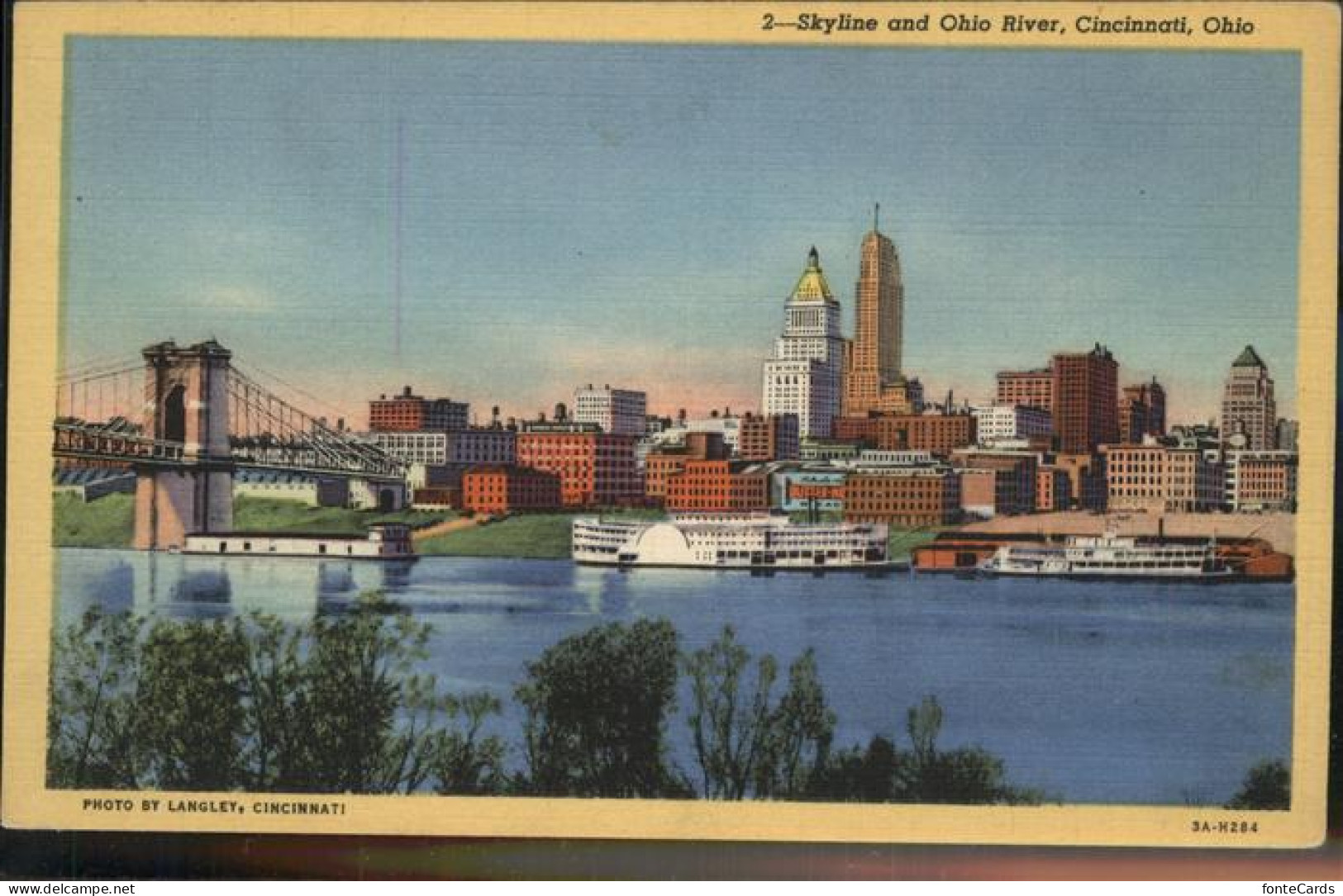 11321138 Cincinnati Ohio Skyline Ohio River  - Andere & Zonder Classificatie