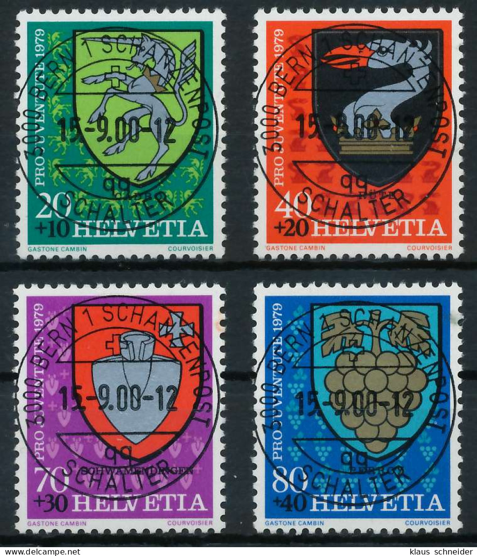 SCHWEIZ PRO JUVENTUTE Nr 1165-1168 Zentrisch Gestempelt X6AA27E - Used Stamps