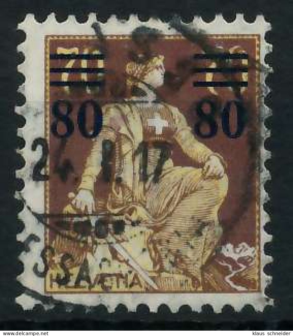 SCHWEIZ 1915 Nr 127 Gestempelt X6C2C9A - Gebruikt