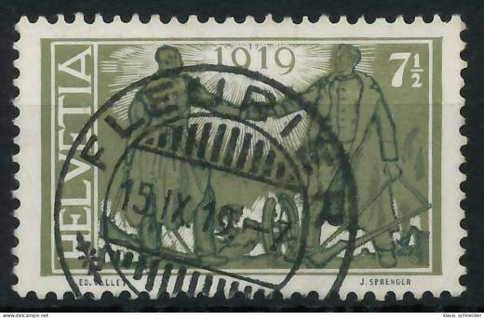SCHWEIZ 1919 Nr 146 Zentrisch Gestempelt X6C2D06 - Used Stamps