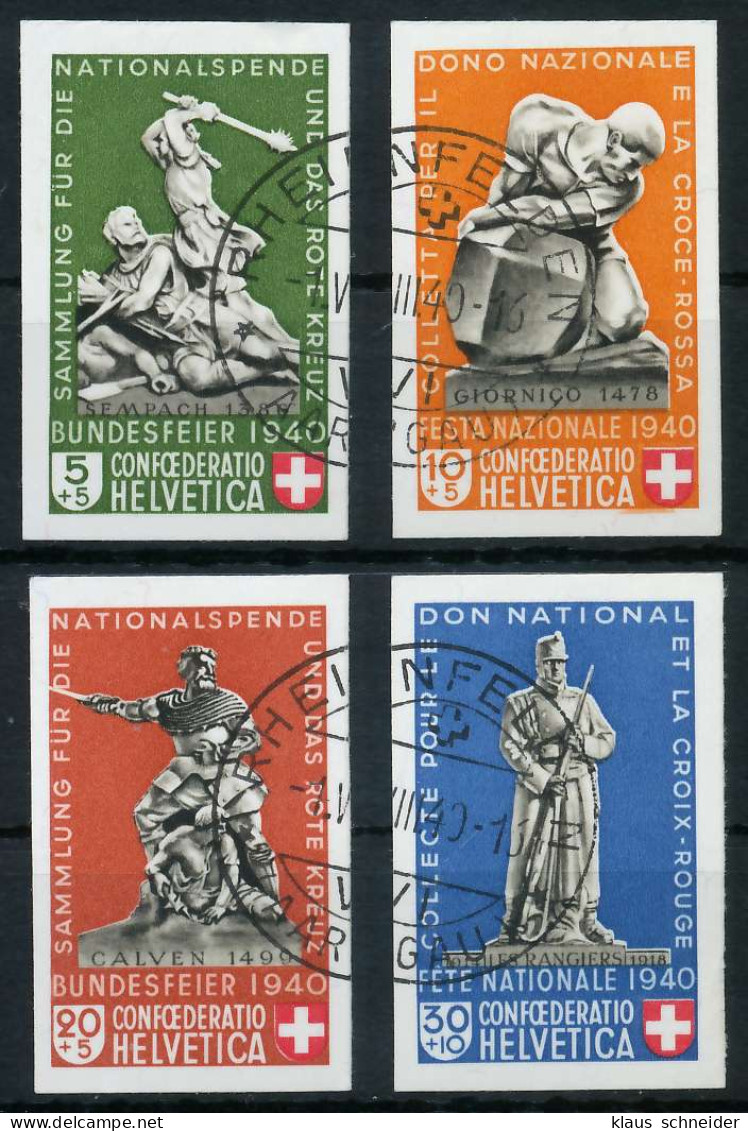 SCHWEIZ PRO PATRIA Nr 369-372 Gestempelt X6C2E4E - Used Stamps