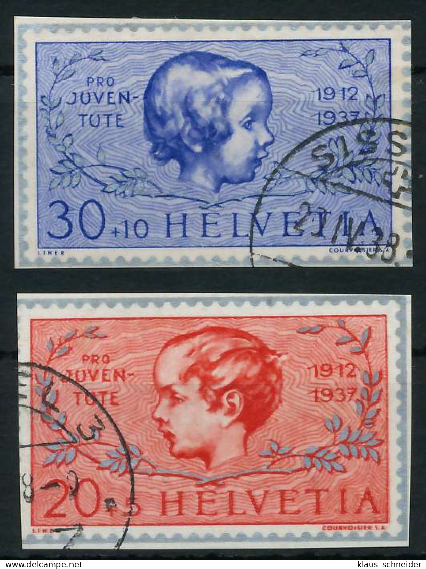 SCHWEIZ PRO JUVENTUTE Nr 318-319 Gestempelt X6C2E4A - Used Stamps