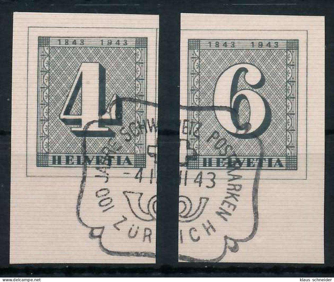 SCHWEIZ 1943 Nr 417-418 Gestempelt X6C2E62 - Used Stamps