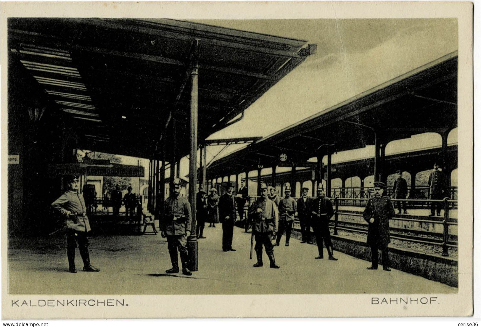 Kaldenkirchen Bahnhof Circulée En 1918 - Sonstige & Ohne Zuordnung