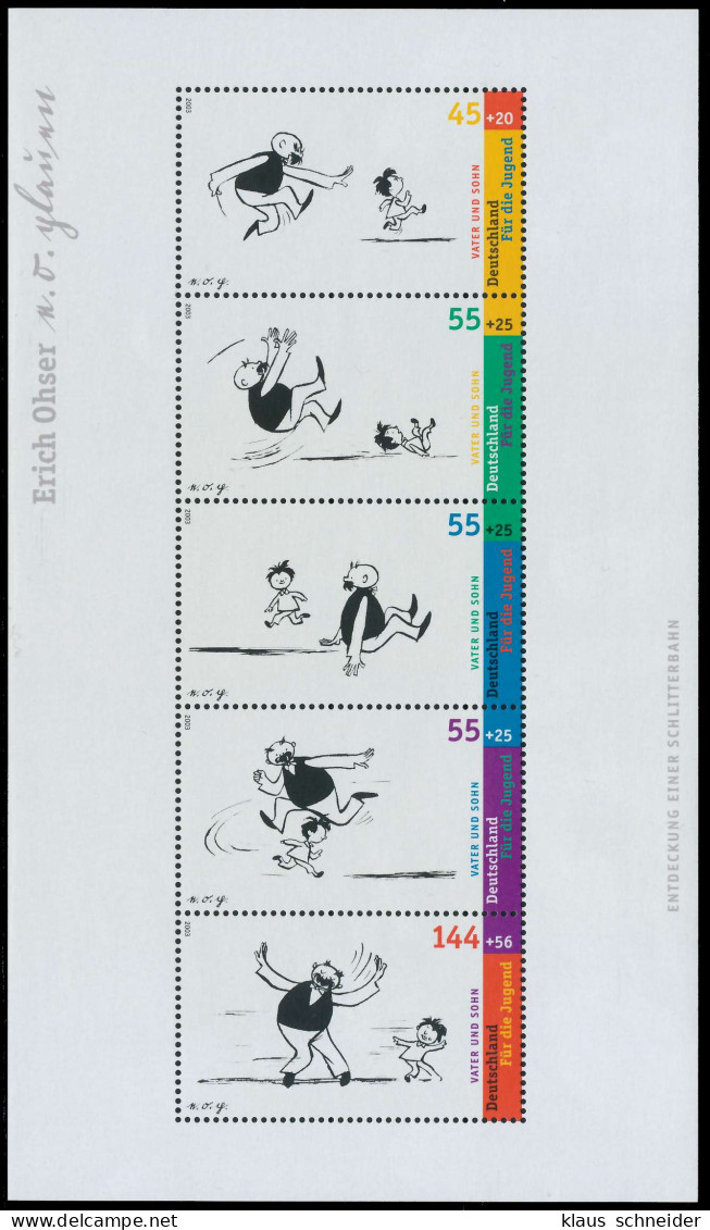 BRD BUND BLOCK KLEINBOGEN 2002 2019 Block 63 Postfrisch S371F16 - Andere & Zonder Classificatie