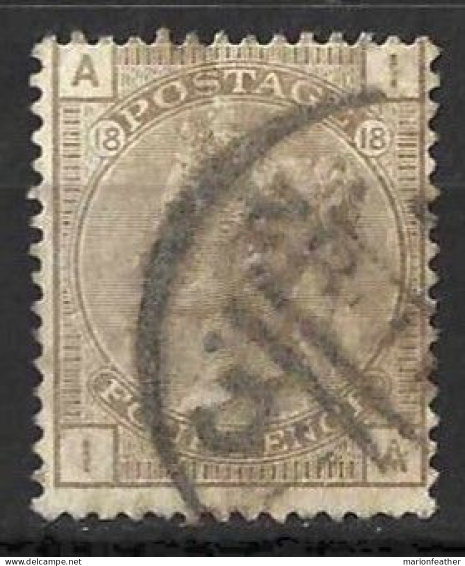 GB....QUEEN VICTORIA...(1837-01.)..." 1880.."...SURFACE PRINTED.......4d........SG160......PL18....  USED.. - Used Stamps