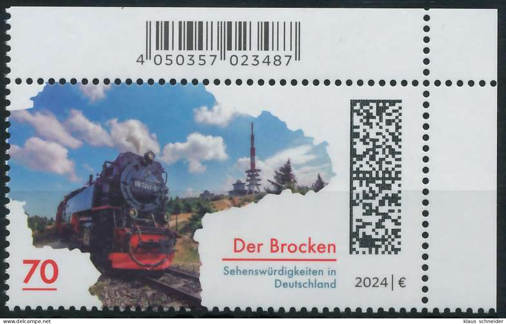 BRD BUND 2024 Nr 3817 Postfrisch ECKE-ORE X7315BA - Unused Stamps