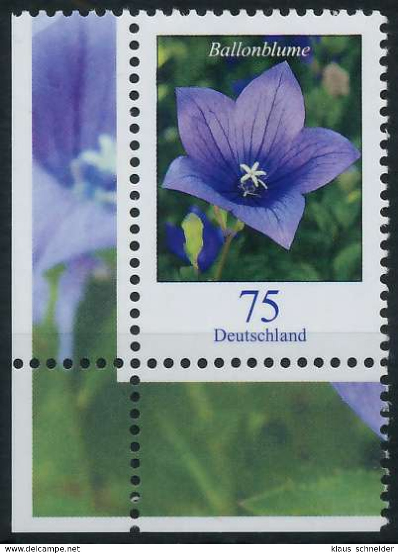 BRD BUND DS BLUMEN Nr 2835 Postfrisch ECKE-ULI X731682 - Unused Stamps