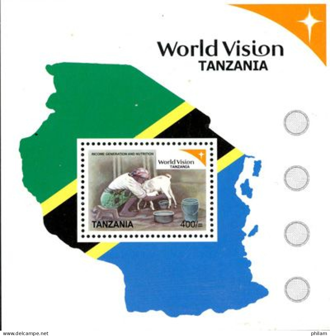 TANZANIE 2009 - Vision Du Monde Futur - Nutrition - BF - Tansania (1964-...)