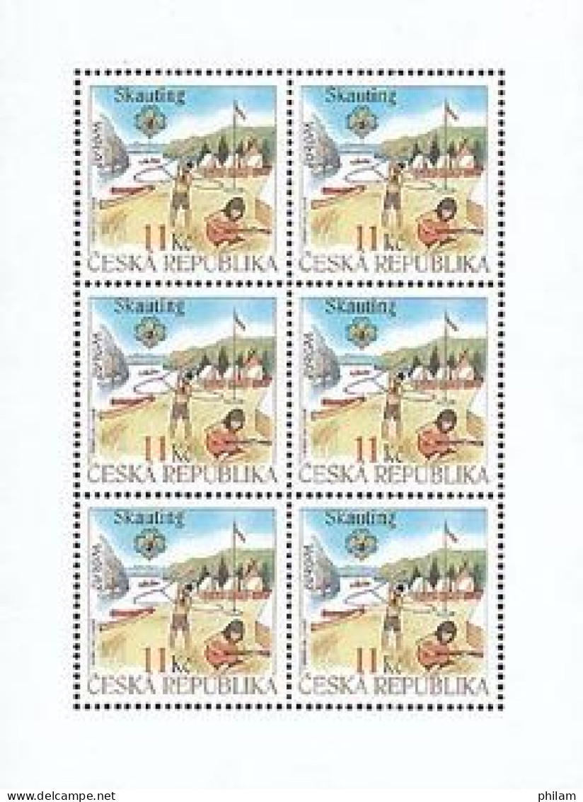 TCHEQUIE 2006 - Europa - Le Scoutisme - Feuillet - Unused Stamps