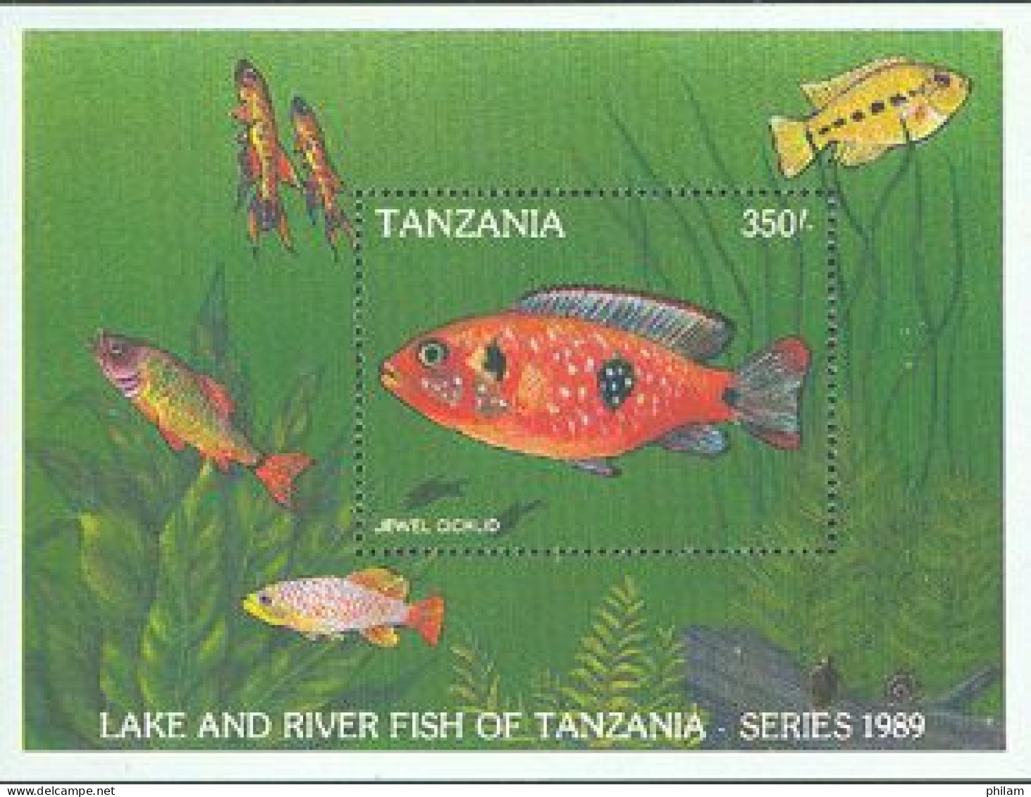 TANZANIE 1989 - Poissons De Lacs Et De Rivières - BF - Peces