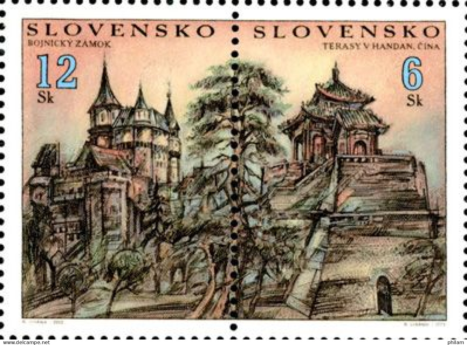 SLOVAQUIE 2002 - Anciens Chateaux - Handam Et Bojnice - 2 V. - Unused Stamps