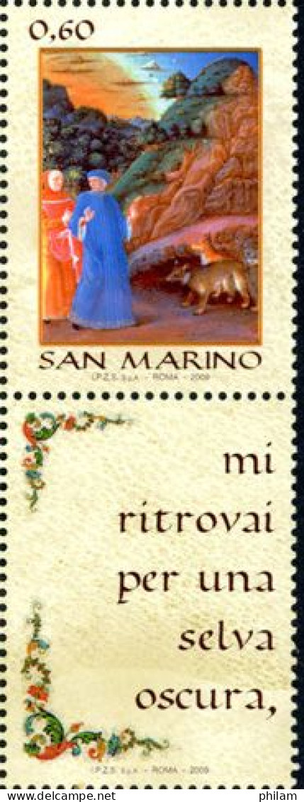 SAN MARINO 2009 - La Langue Italienne - 1 V. - Unused Stamps