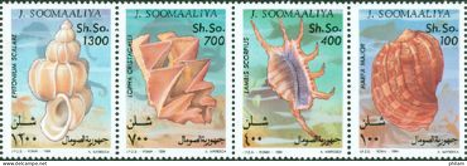 SOMALIE 1994 - Coquillages -  Timbres - Somalië (1960-...)