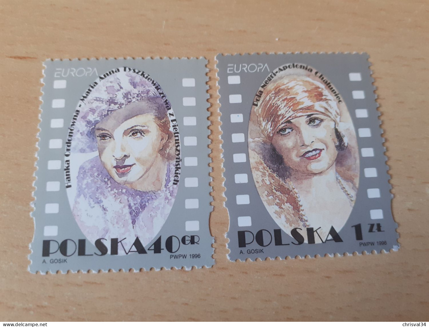 TIMBRES   POLOGNE    ANNEE  1996     N  3371  /  3372    COTE  3,00  EUROS   NEUFS  LUXE** - Nuevos