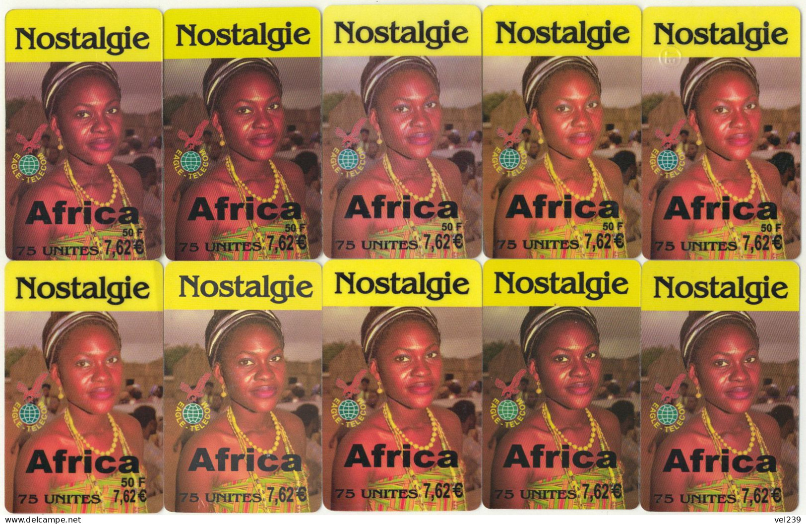 France. Eagle Telecom.Nostalgie. Africa - Andere & Zonder Classificatie