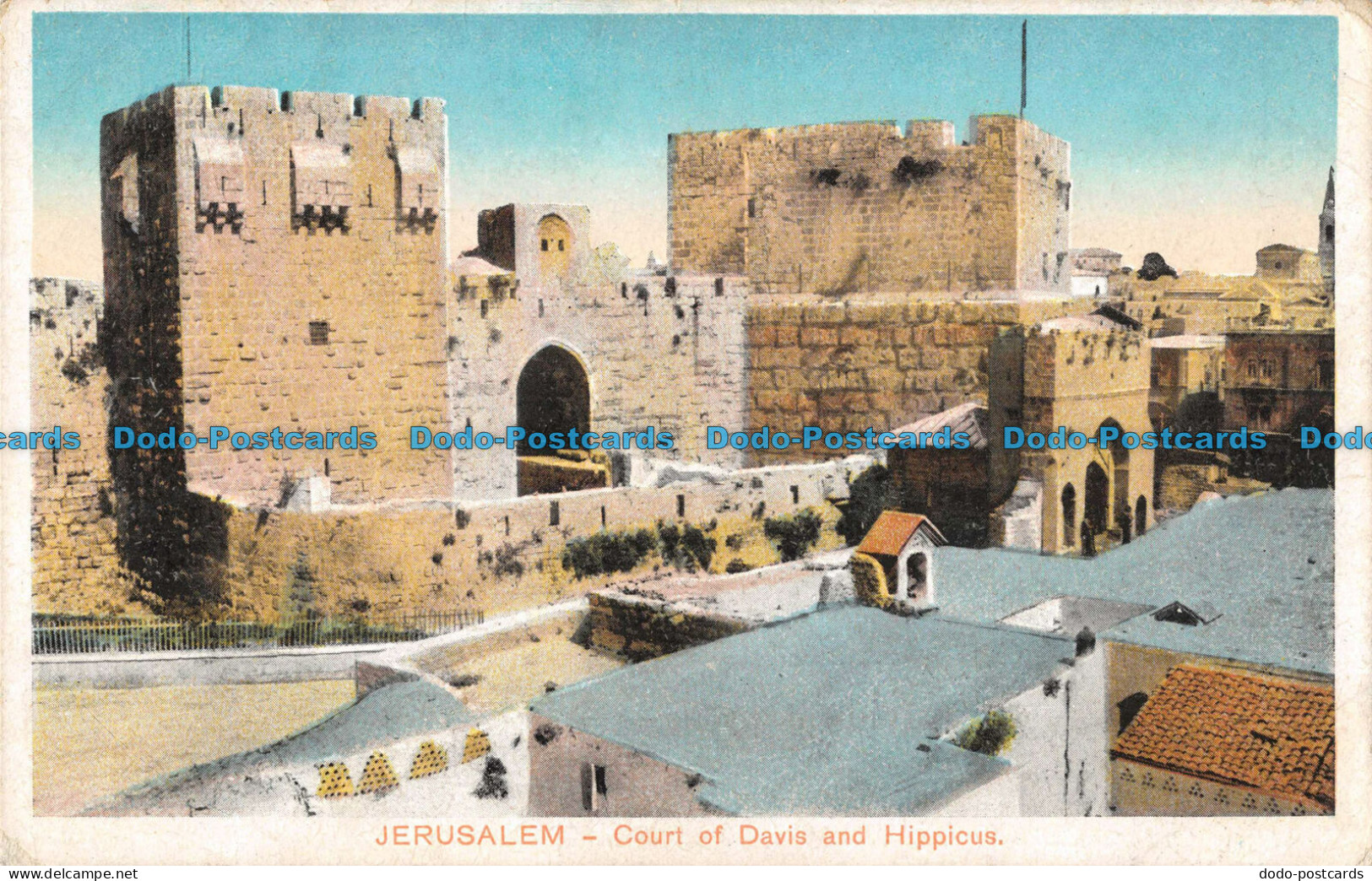 R089139 Jerusalem. Court Of Davis And Hippicus. The Cairo Postcard Trust. Serie - Monde