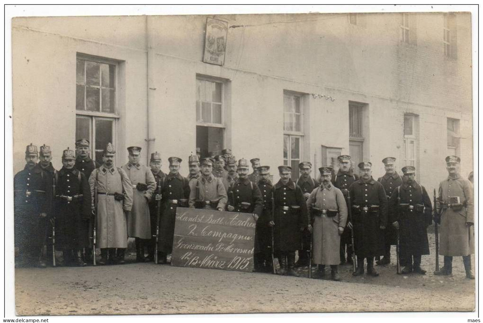 24661 - Kelmis Grenze - Poste Frontière La Calamine - Soldats Allemands 1915 - La Calamine - Kelmis