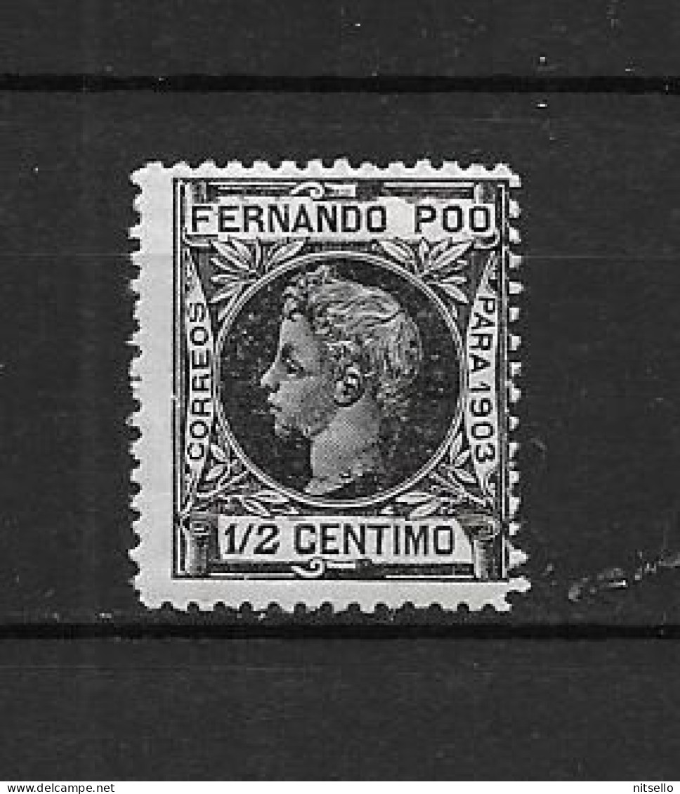 LOTE 2175 A  ///  FERNANDO POO 1900   EDIFIL Nº: 119 **MNH  NEGRO    ¡¡¡  OFERTA - LIQUIDATION - JE LIQUIDE !!! - Fernando Po