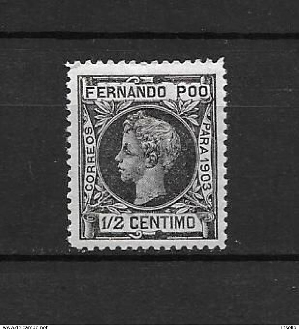 LOTE 2175 A  ///  FERNANDO POO 1900   EDIFIL Nº: 119 **MNH  NEGRO    ¡¡¡  OFERTA - LIQUIDATION - JE LIQUIDE !!! - Fernando Po