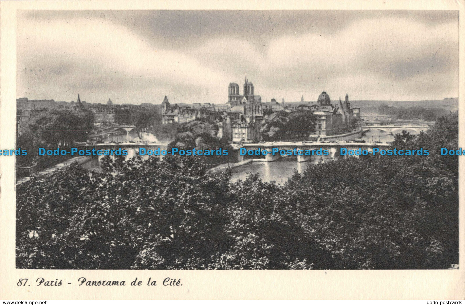 R089481 87. Paris. Panorama De La Cite - Monde