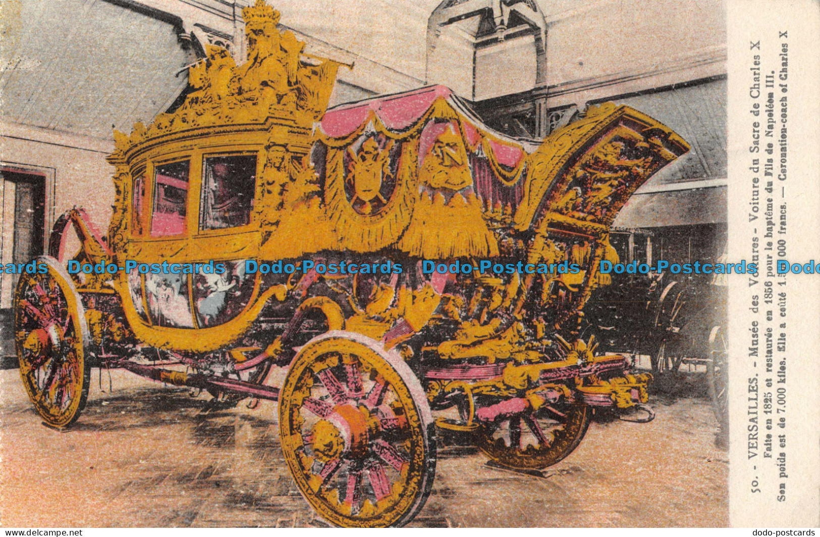 R089484 Versailles. Musee Des Voitures. Voiture Du Sacre De Charles X. Cosee - Monde