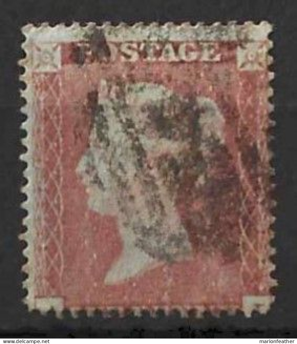 GB.....QUEEN VICTORIA..(1837-01..)...." 1854.."..LINE ENGRAVED.....1d......PL6......USED..... - Gebraucht
