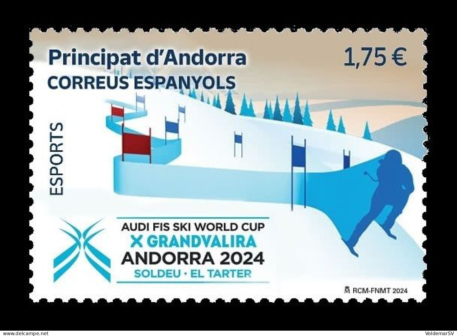Andorra (ES) 2024 Mih. 552 Women's Ski World Cup In Soldeu MNH ** - Ongebruikt